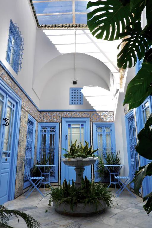 Hotel-Dar-Essalem-Sidi-Bou-Saïd-Tunisie-residence-traditionnelle