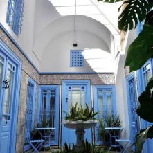 Hotel-Dar-Essalem-Sidi-Bou-Saïd-Tunisie-residence-traditionnelle