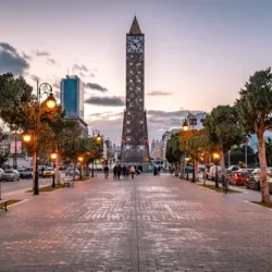 Tour del'horloge symbole de Tunis